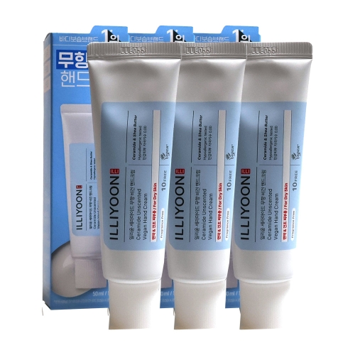 일리윤 세라마이드 무향 비건 핸드크림 50ml (3개)_이미지