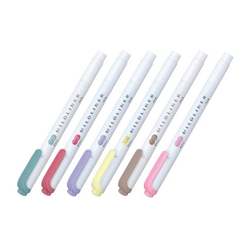 제브라 마일드라이너 형광펜 (1개)_이미지