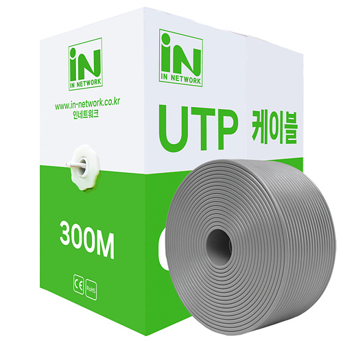인네트워크 IN-7U CAT.7 UTP 랜케이블 박스 (300m, 그레이)_이미지