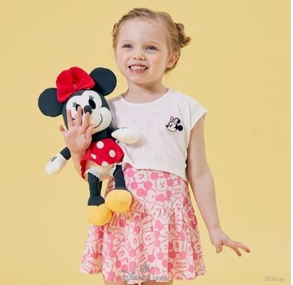 디즈니베이비 미니 원피스세트 PINK _79S324051