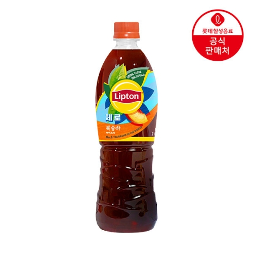 롯데칠성음료 립톤 제로 아이스티 복숭아 500ml (18개)