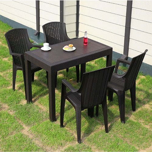 위드퍼니처 모니카 야외 테이블 1200 (의자4개)_이미지