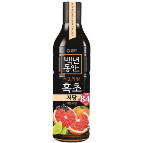 백년동안 흑초 저당 자몽 라임 900ml이미지입니다. 누르면 해당 게시물로 새창이동합니다.