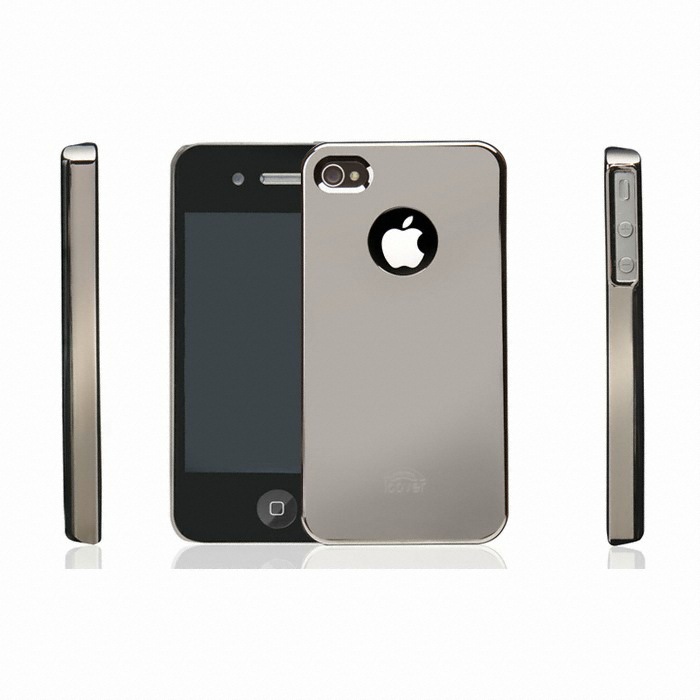 아이커버 SNAP ON MIRROR CASE DARK SILVER (아이폰4/4S)_이미지