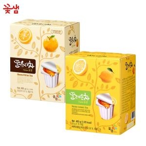 꽃샘 꿀대추차 +꿀레몬차 포션 30개입 캡슐 액상차_이미지