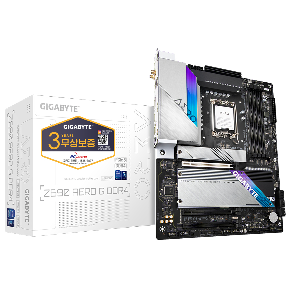 GIGABYTE Z690 AERO G D4 피씨디렉트