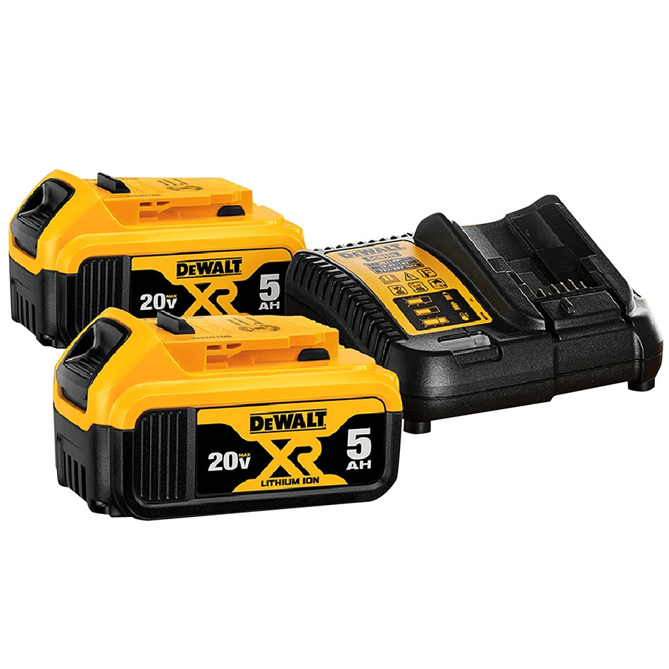 디월트 DCB1104 + DCB184 (5.0Ah, 배터리 2개)_이미지