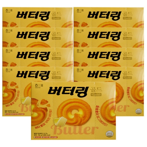 해태제과 버터링 골드 194g (9개)_이미지