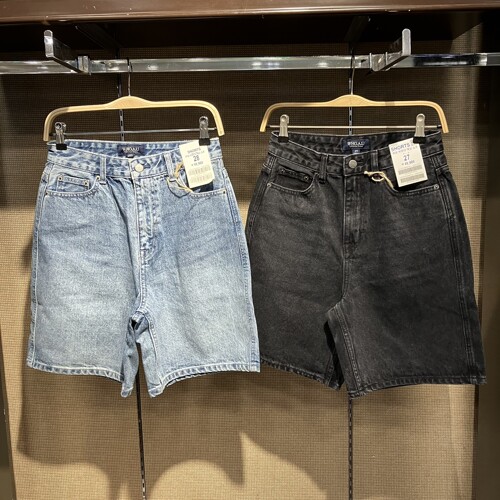 후아유 여성 버뮤다 데님 쇼츠 WHTJD2442F_이미지