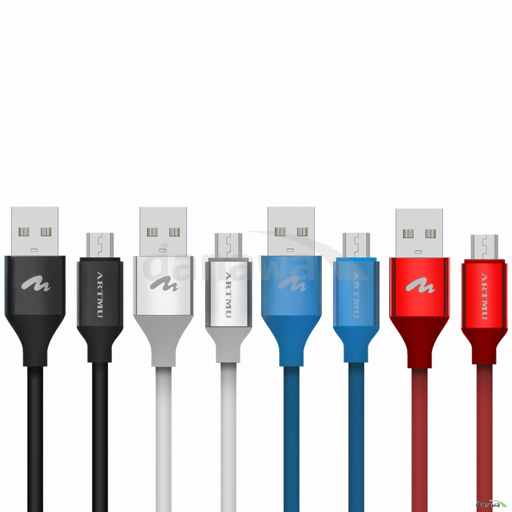 아트뮤 마이크로 5핀 스프링 충전 케이블 BWSCM20 (1.7m)_이미지