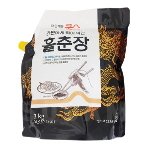 쿡스 홀춘장 3kg/대용량 업소용 중식재료