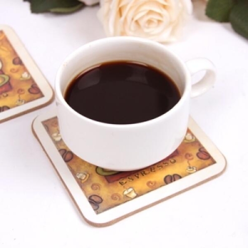 코르크 컵받침 caffe espresso (4P)