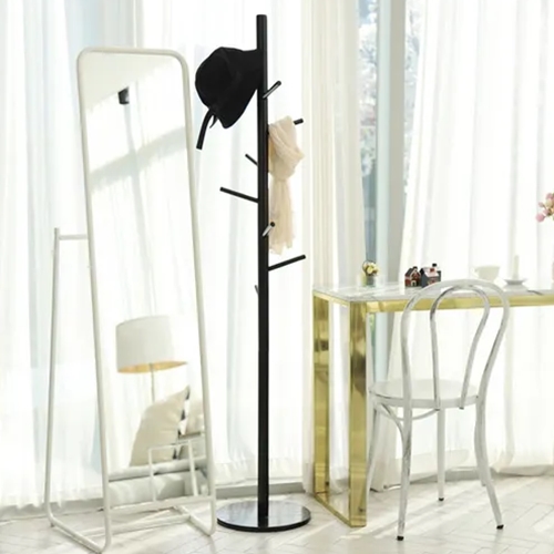 트리스토어 원목 원형 스탠드 옷걸이_이미지