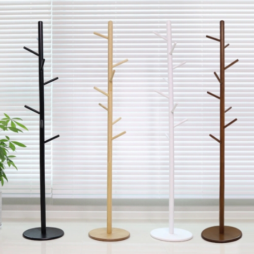 트리스토어 원목 원형 스탠드 옷걸이_이미지