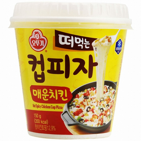 오뚜기 떠먹는 컵피자 매운치킨 150g (8개)_이미지