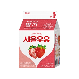 서울우유 딸기우유 300ml (4개)_이미지
