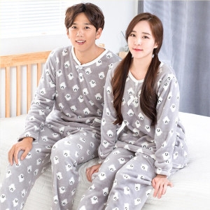 캐스피 커플잠옷 수면잠옷 밍크잠옷 커플파자마 홈웨어 여성잠옷 남성잠옷 겨울잠옷 극세사잠옷