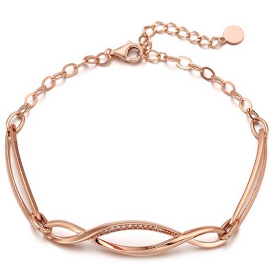 로이드 14K 웨이브 포인트 뱅글 팔찌 LWB20035G_이미지