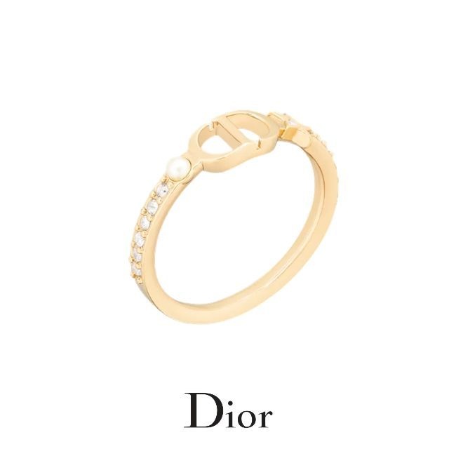 크리스찬디올 스몰 CD 멀티 링 반지 R2720WOMCY D03S 골드