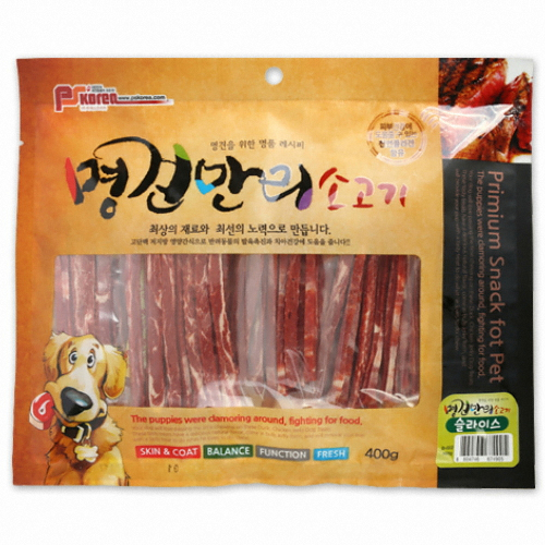 피에스코리아 명견만리 소고기 슬라이스 400g (1개)