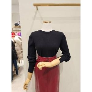 신원 씨(SI) 소매트임포인트 라운드넥 풀오버 SXJ8381UU