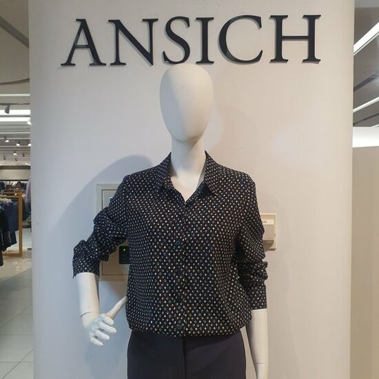 안지크 쉬폰블라우스 AH1BL5100