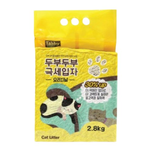 테비토퍼 두부두부 극세입자 오리지널 2.8kg (1개)