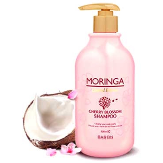 바론 모링가 체리블라썸 샴푸 500ml (1개)_이미지