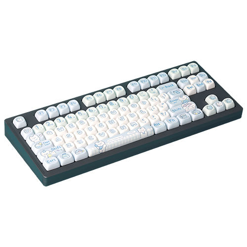 Soulcat 고함량 PBT 염료승화 영문 키캡 141키 구름 강아지