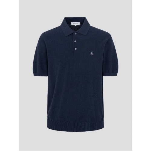 멘 젠틀 칼라넥 니트 네이비_BC5251C24R