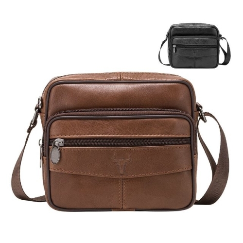 블루마운트 11018 캐주얼 소가죽 남성 미니 크로스백 WFIZLV8