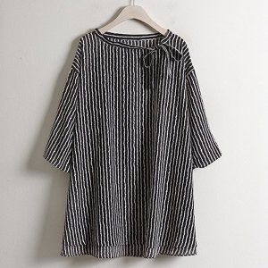  아이우먼 리본 줄 블라우스 RW0199RM803 빅사이즈 사이즈에서 자유로운 그녀~