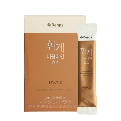 덴프스 휘게 비움라인 효소 2g 30포 (1개)