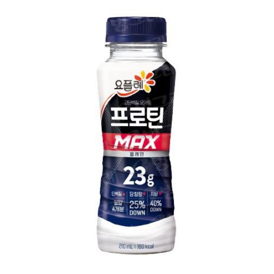 빙그레 요플레 프로틴 맥스 플레인 210ml (24개)_이미지