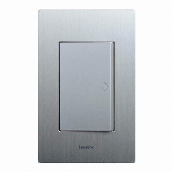 타비앙 데코 1구 3로 스위치 알루미늄 실버