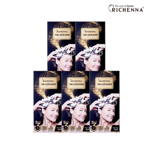 세화피앤씨 리체나 샴푸형 3분 염색제 5박스