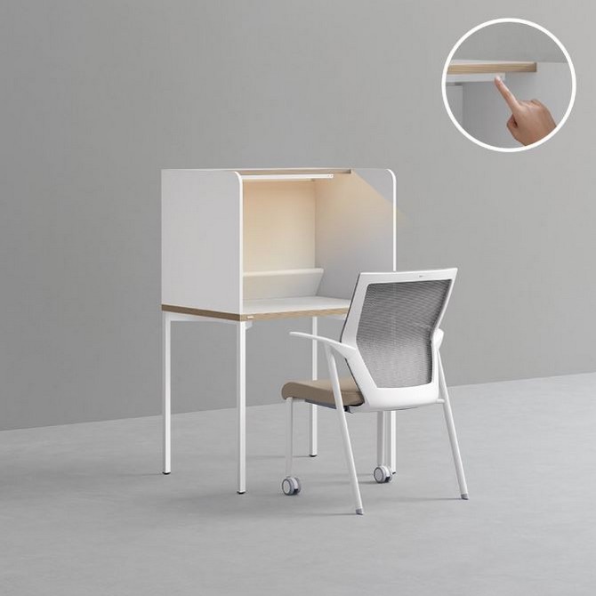 데스커  조명형 독서실 책상+시디즈 아이블 의자 세트 (800x600)