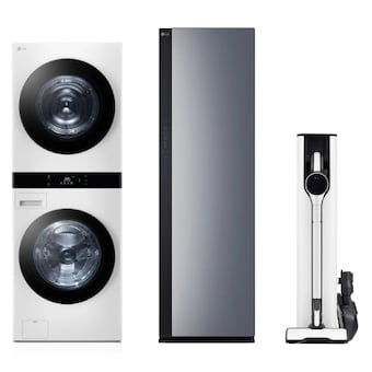 LG전자 트롬 오브제컬렉션 워시타워 WL21WDU + 스타일러 <b>SC5GMR52</b> + 청소기 AX927BHE