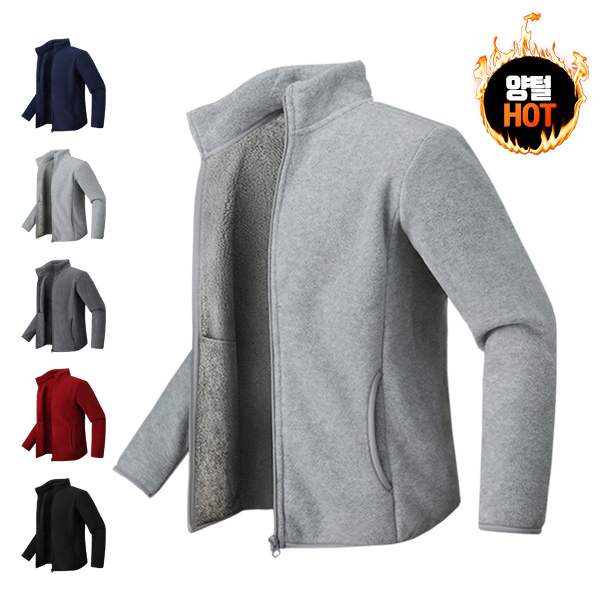 MNC 양털후리스 본딩집업 MDJK175NK_이미지