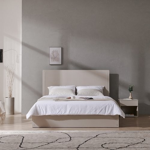 베디스 셀레네 엠비언트 수납형 LED침대 SS+서랍협탁 (매트별도)