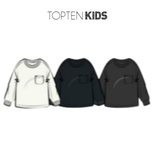 탑텐키즈 공용 에센셜 USA 코튼 포켓 티셔츠MKF5TS3905