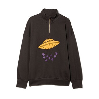 미니로디니 키즈 <b>UFO</b> 자수 반집업 블랙 2212014 099