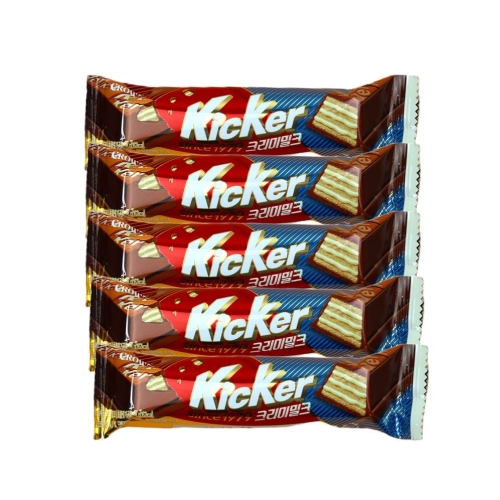 크라운제과 키커바 크리미밀크 28g (5개)_이미지