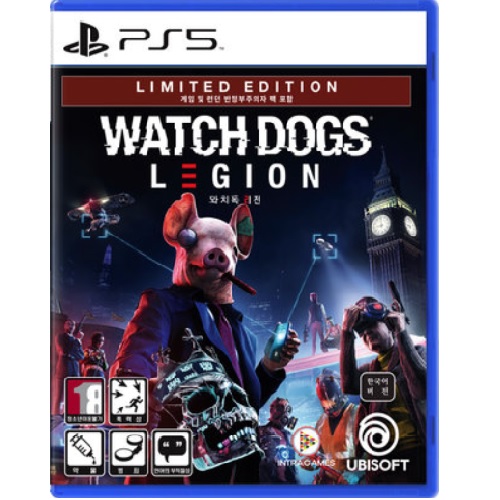  와치독: 리전 PS5 리미티드에디션,한글판
