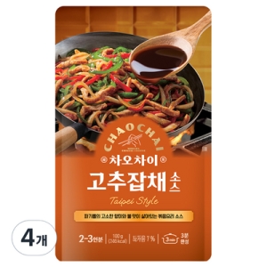 샘표 차오차이 고추잡채소스 100g (4개)_이미지