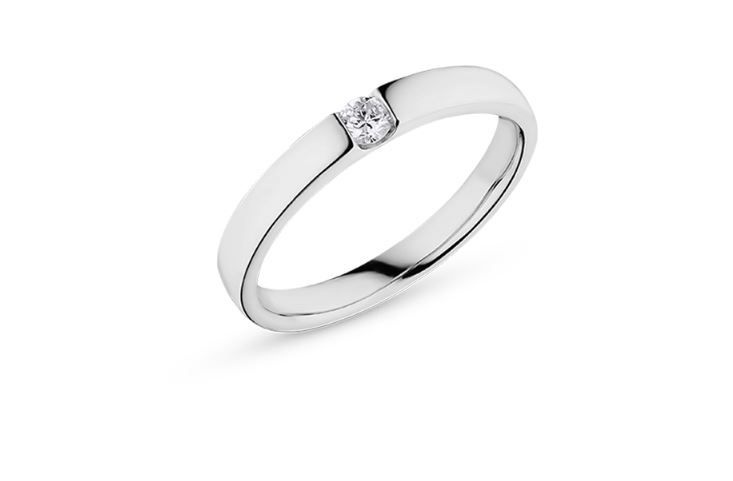 플래티넘 950 백금 예물,프로포즈, 천연 1부 다이아 커플링 여 RAAC5008D_MA