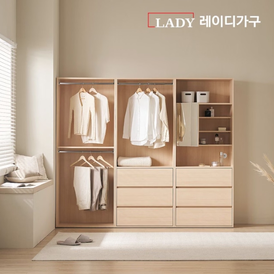 레이디가구 이안 4단 서랍형 드레스룸 700_이미지