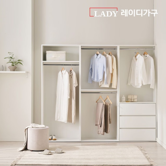 레이디가구 이안 4단 서랍형 드레스룸 700_이미지