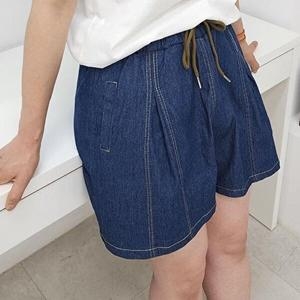 셀러허브 VY 여자 여름 포켓 청반바지_WP31122_이미지