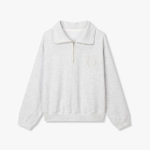 신세계인터내셔날 보브 코튼 블렌드 하프 집업 스웨트셔츠 7125440503